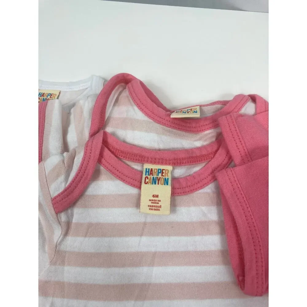 NWOT Harper Canyon Set of 6 onesie 6m